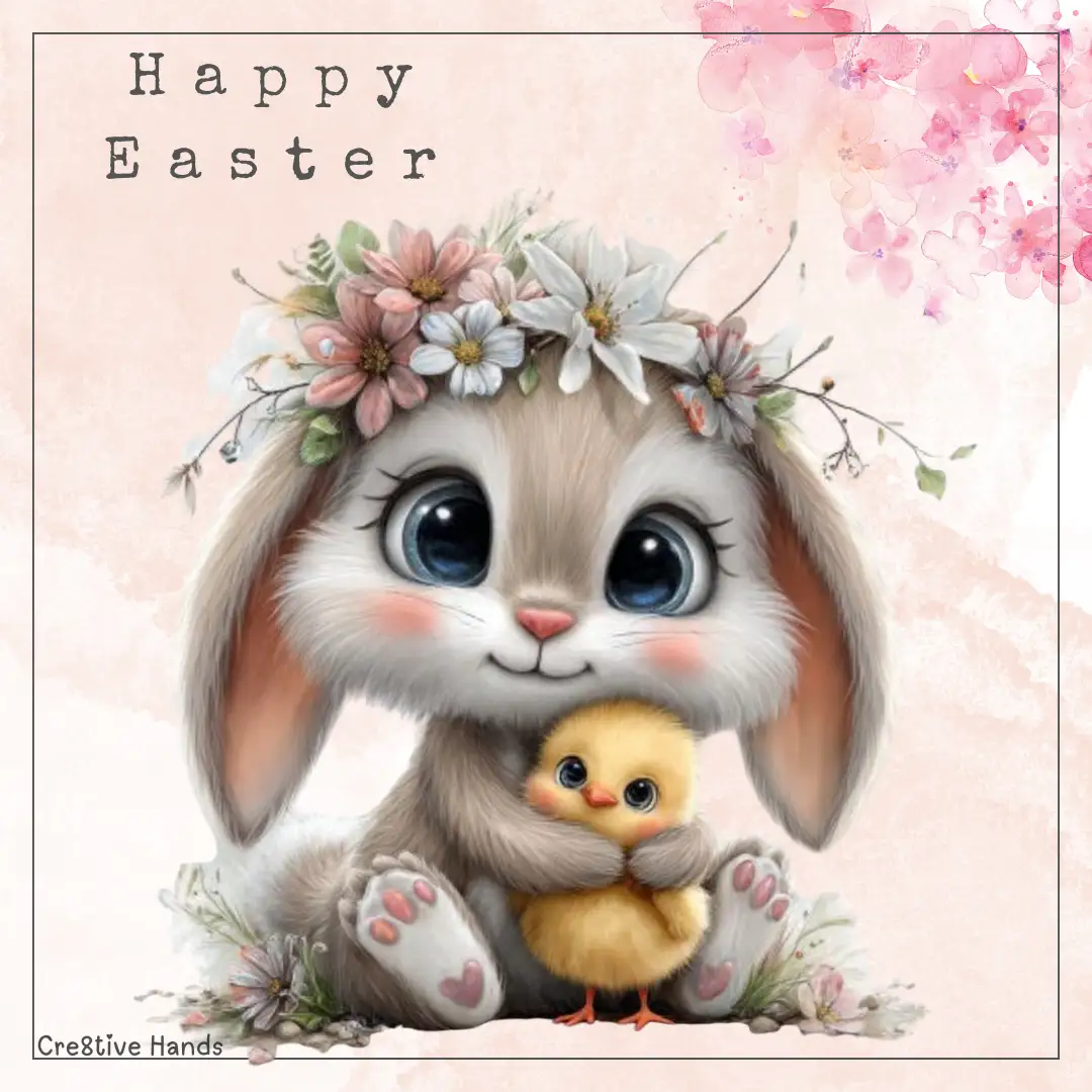 Cute Easter Bunny Poster — Preview